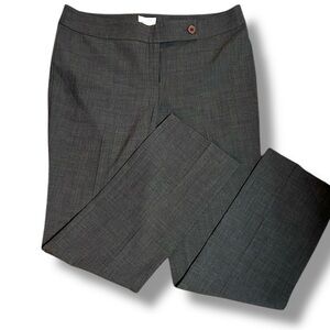 LOFT Gray Trousers with Straight Leg Design